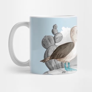 Watercolor Bird Hand Drawn Mug